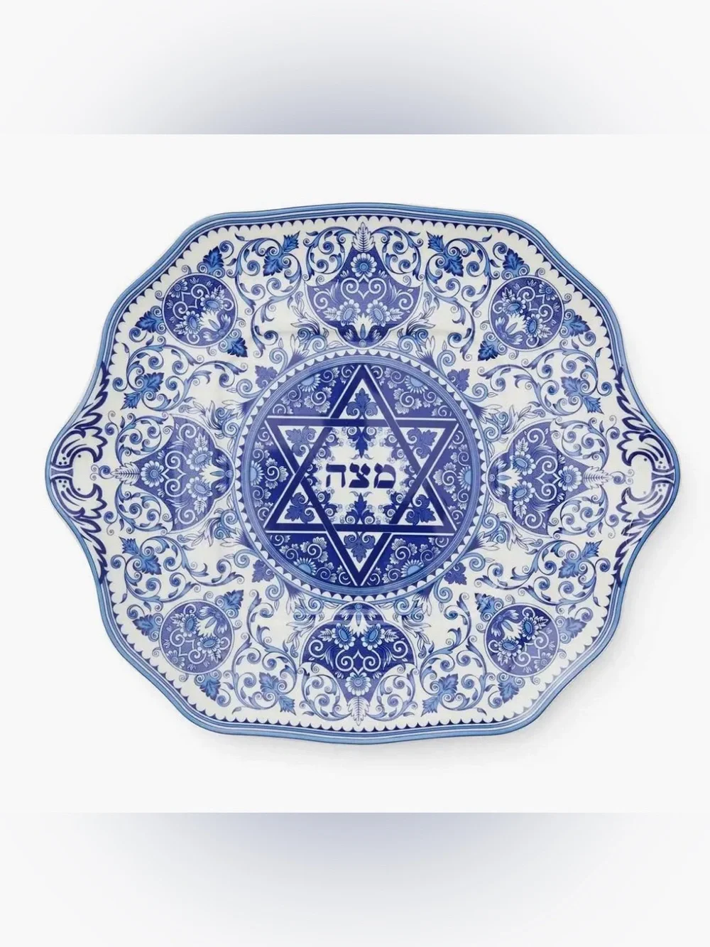 Spode Judaica Matzoh Plate with Star of David